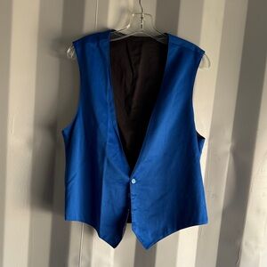 Formal Fashions Blue Sleeveless Vest